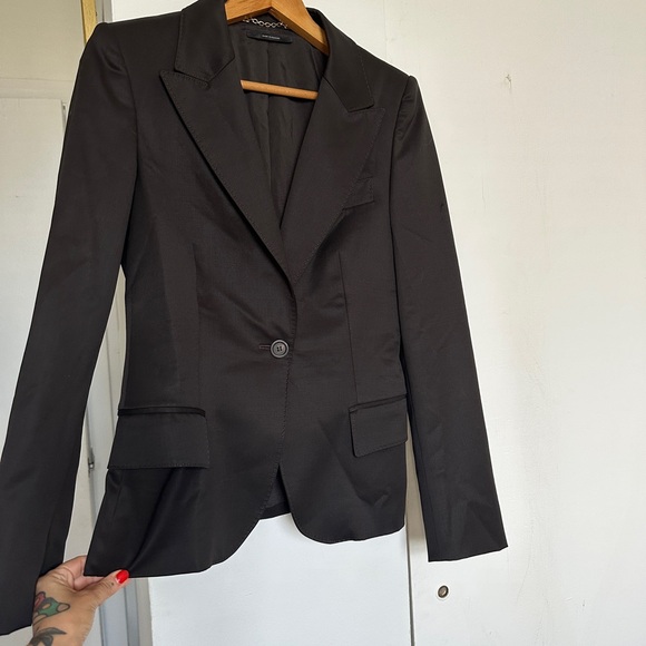 Brown Gucci Blazer Uniform Size IT 40 - Picture 2 of 10